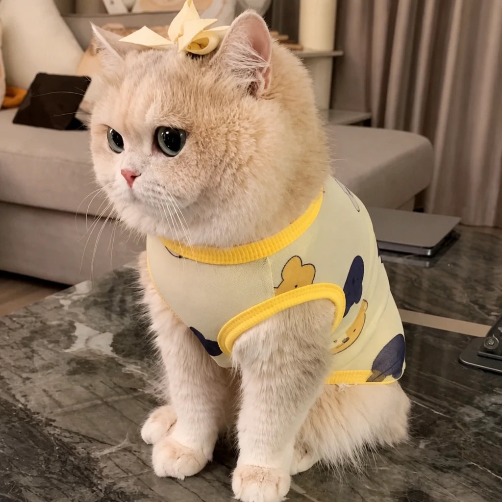 Lightweight Mesh Pet Vest for Cats and Small Dogs