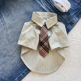 Lightweight Cotton-Linen Shirt for Cats and Dogs