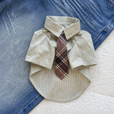 Lightweight Cotton-Linen Shirt for Cats and Dogs