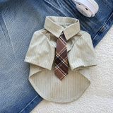 Lightweight Cotton-Linen Shirt for Cats and Dogs