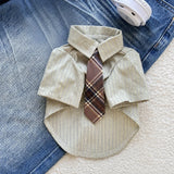 Lightweight Cotton-Linen Shirt for Cats and Dogs