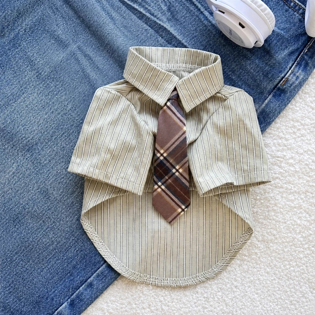 Lightweight Cotton-Linen Shirt for Cats and Dogs