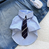 Lightweight Cotton-Linen Shirt for Cats and Dogs