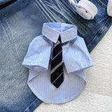 Lightweight Cotton-Linen Shirt for Cats and Dogs