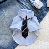 Lightweight Cotton-Linen Shirt for Cats and Dogs