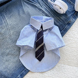 Lightweight Cotton-Linen Shirt for Cats and Dogs