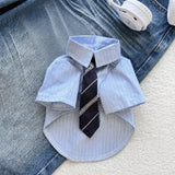 Lightweight Cotton-Linen Shirt for Cats and Dogs