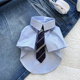 Lightweight Cotton-Linen Shirt for Cats and Dogs