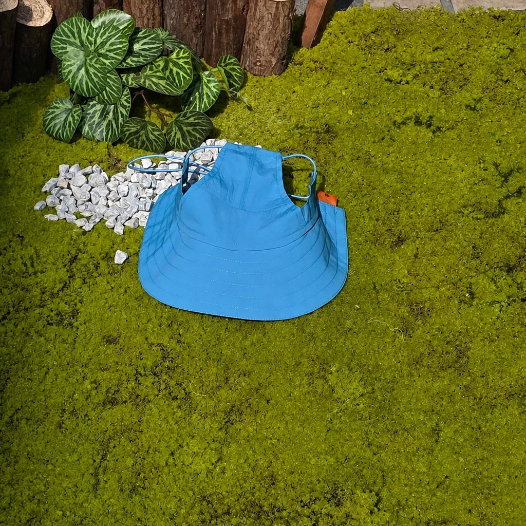 Adjustable Fisherman-Style Sun Hat for Dogs