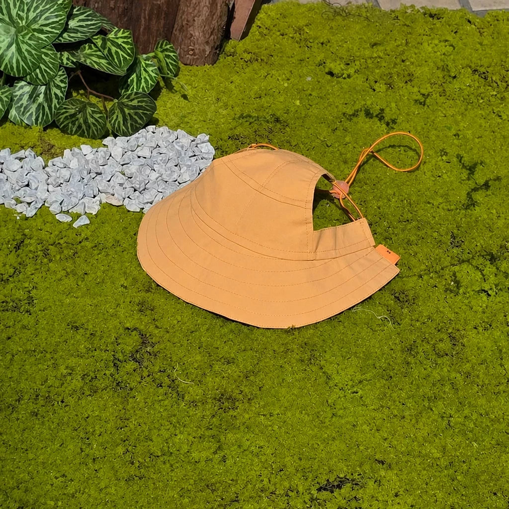 Adjustable Fisherman-Style Sun Hat for Dogs