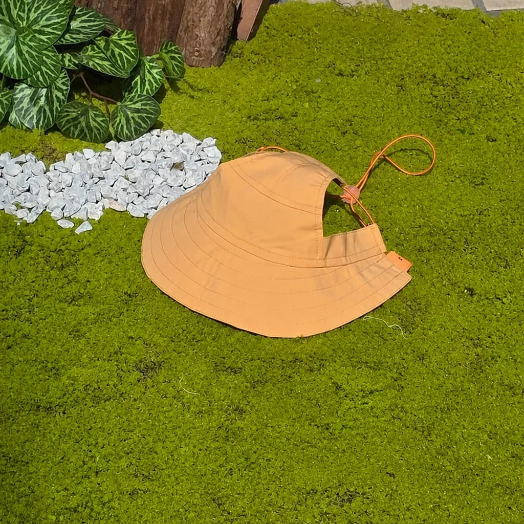 Adjustable Fisherman-Style Sun Hat for Dogs