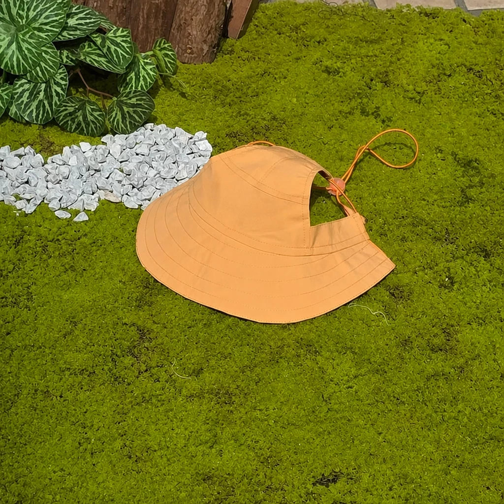 Adjustable Fisherman-Style Sun Hat for Dogs