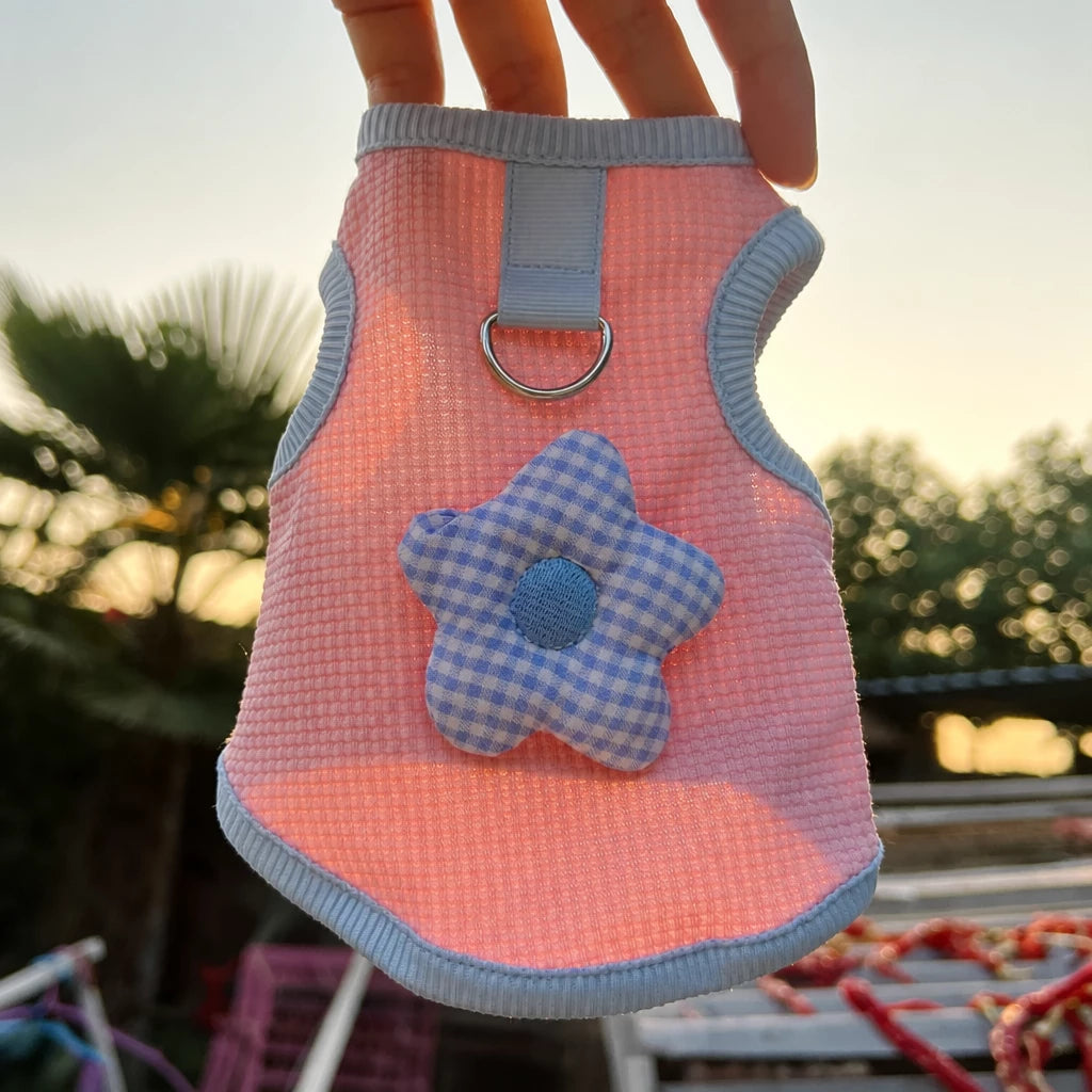 Cat & Small Dog Vest with Leash Opening