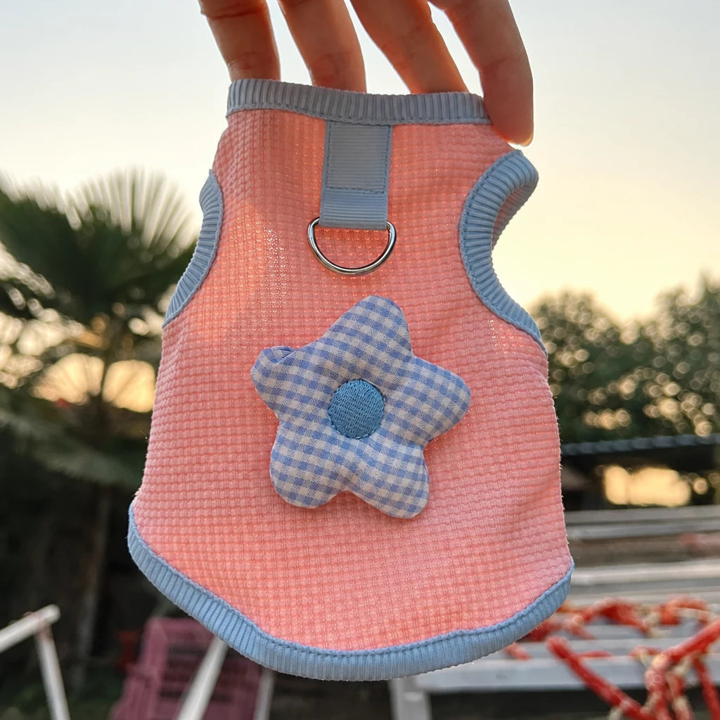 Cat & Small Dog Vest with Leash Opening