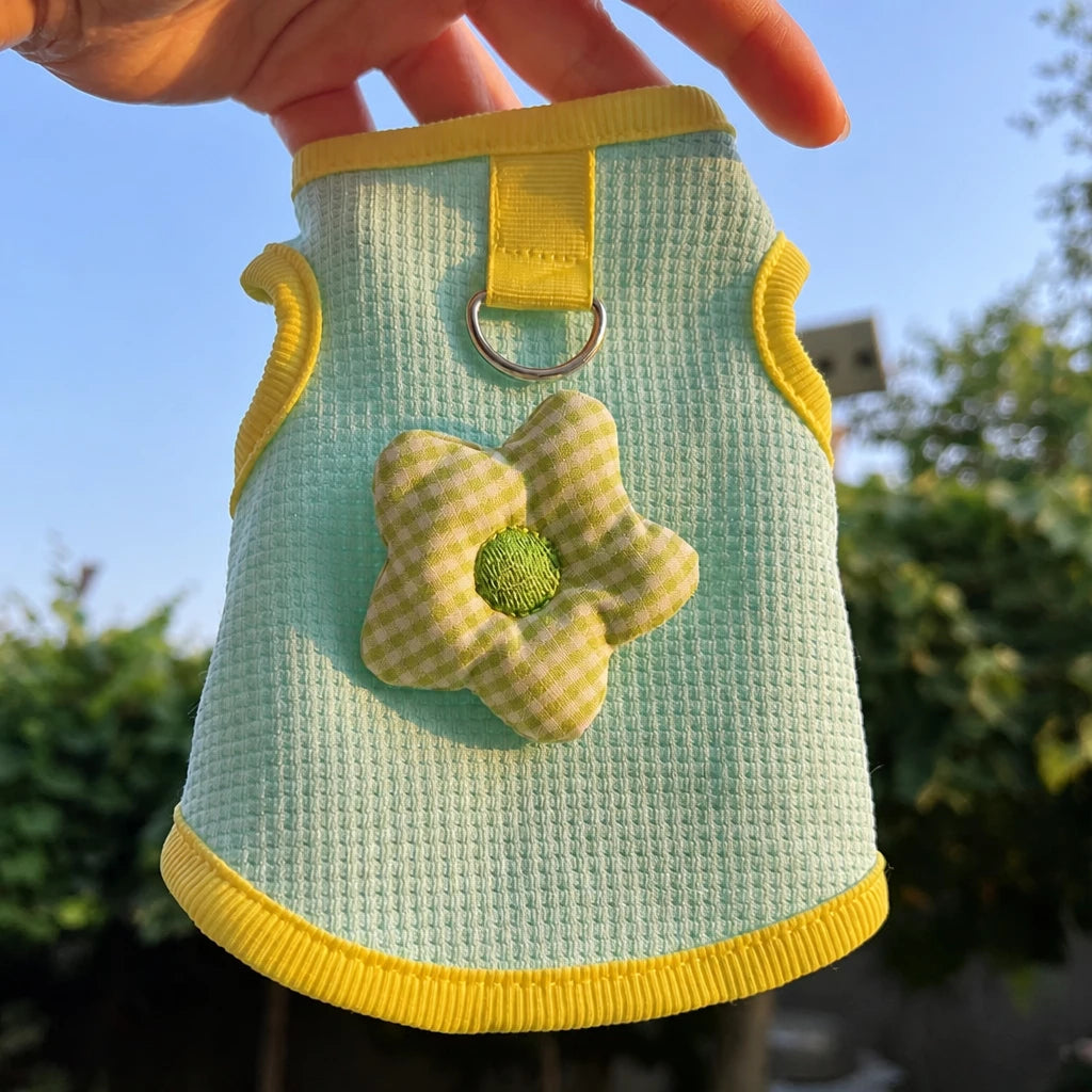 Cat & Small Dog Vest with Leash Opening