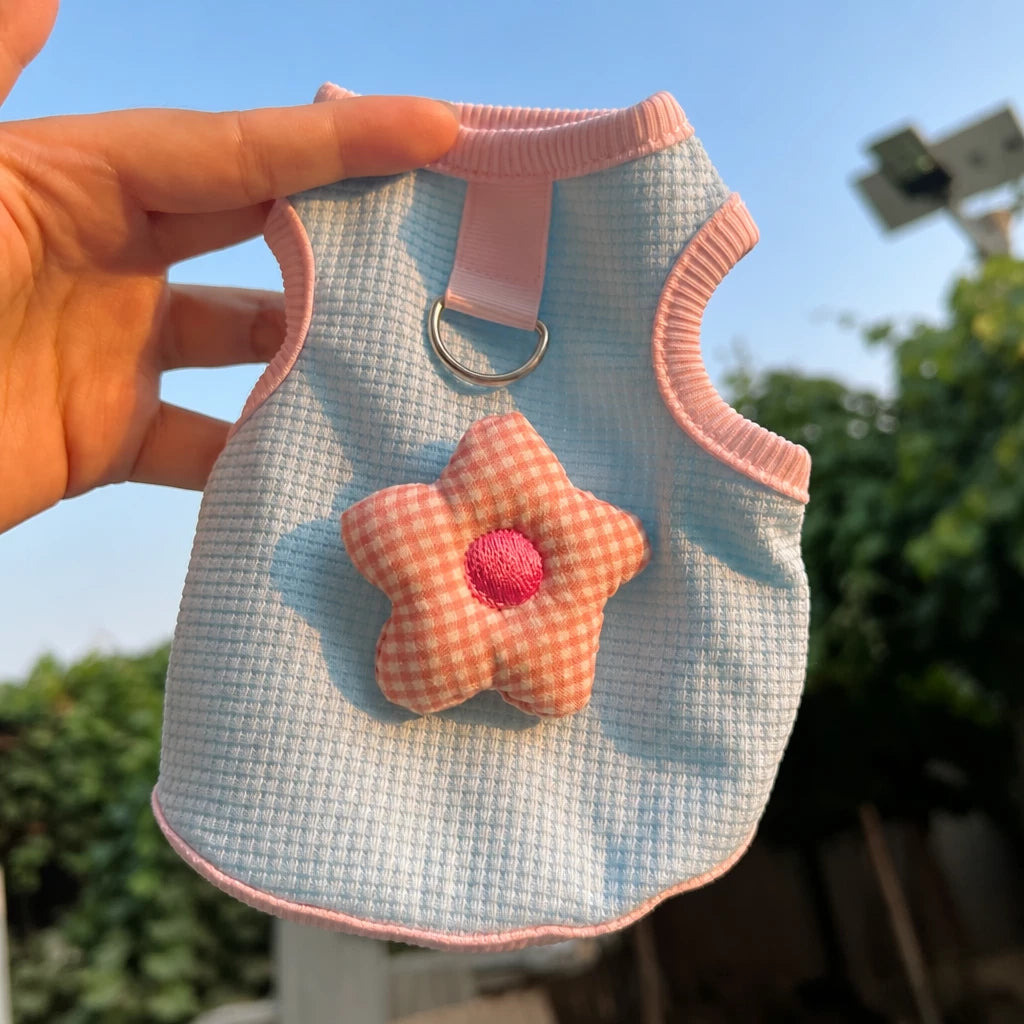 Cat & Small Dog Vest with Leash Opening