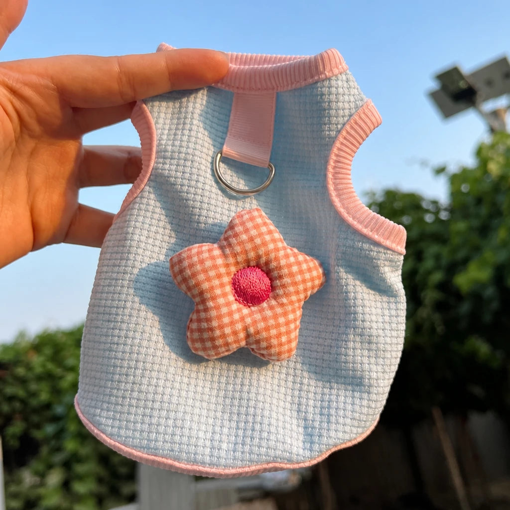 Cat & Small Dog Vest with Leash Opening