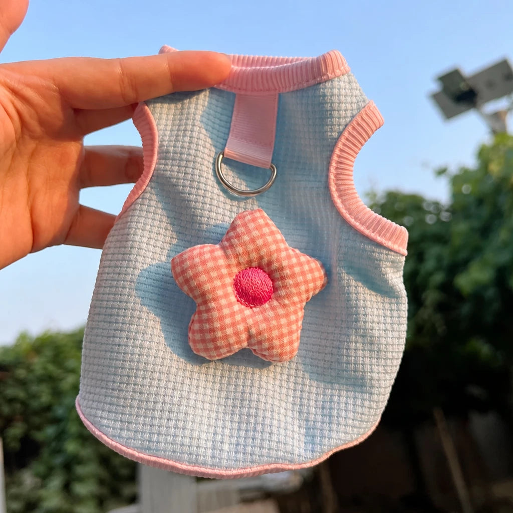 Cat & Small Dog Vest with Leash Opening