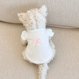 Bow Tie Flutter-Sleeve Pet Vest