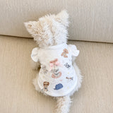Bow Tie Flutter-Sleeve Pet Vest