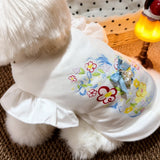 Bow Tie Flutter-Sleeve Pet Vest