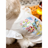Bow Tie Flutter-Sleeve Pet Vest