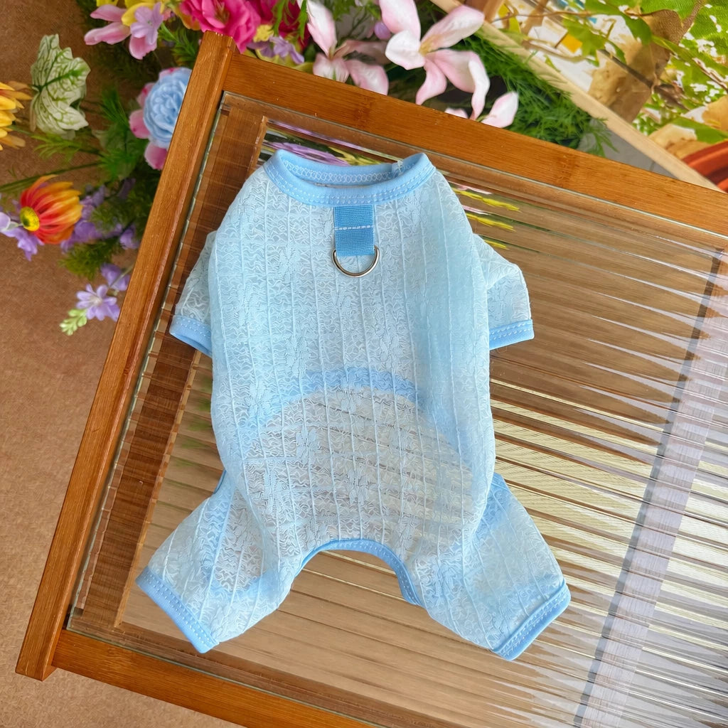 Lightweight Mesh Four-Leg Pet Suit