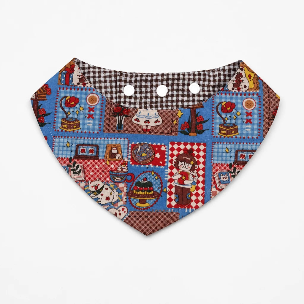 Adjustable Pet Bandana Bib for Dogs and Cats