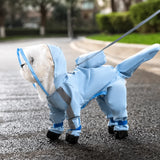 Waterproof Four-Leg Raincoat for Small Dogs