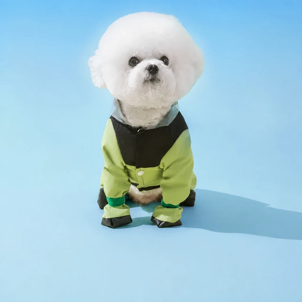 Waterproof Four-Leg Raincoat for Small Dogs