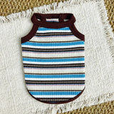 Summer Striped Cotton Pet Tank Top