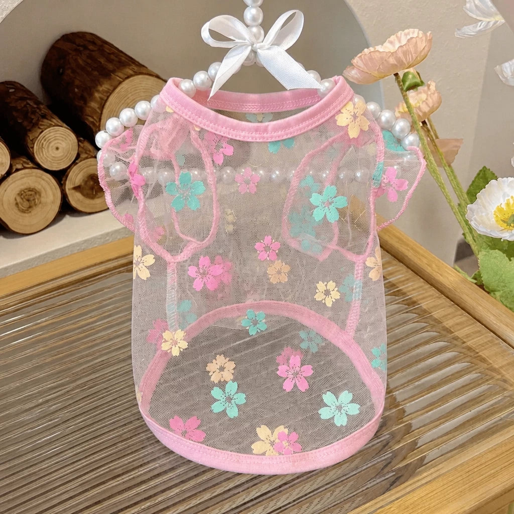 Daisy Mesh Pet Vest for Dogs and Cats