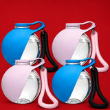 Portable Pet Water Bottle with Foldable Silicone Bowl