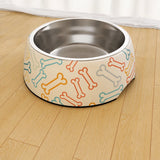 Tip-Resistant Stainless Steel Pet Bowl for Dogs and Cats