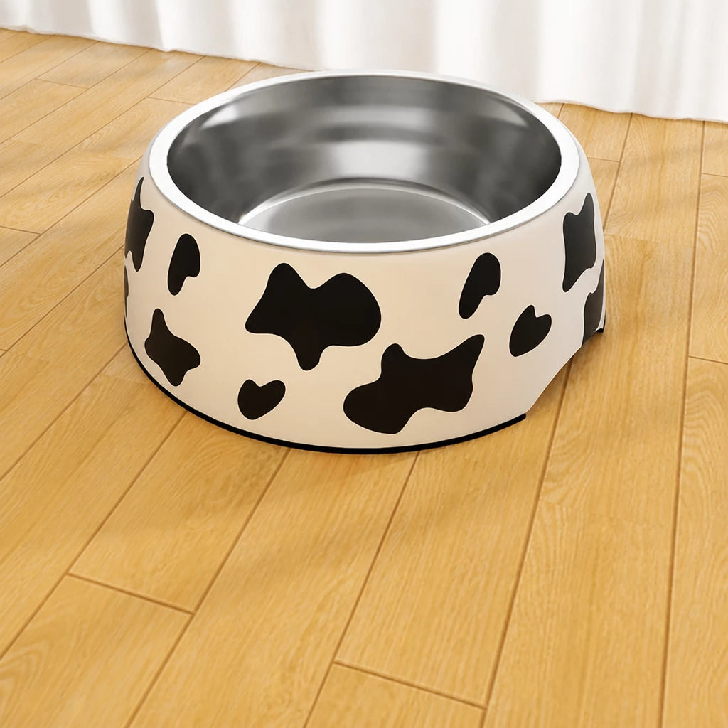 Tip-Resistant Stainless Steel Pet Bowl for Dogs and Cats