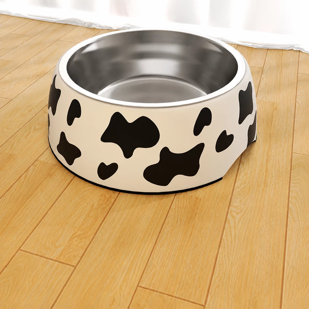 Tip-Resistant Stainless Steel Pet Bowl for Dogs and Cats
