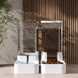Elevated Dog & Cat Feeding Station with Water Dispenser