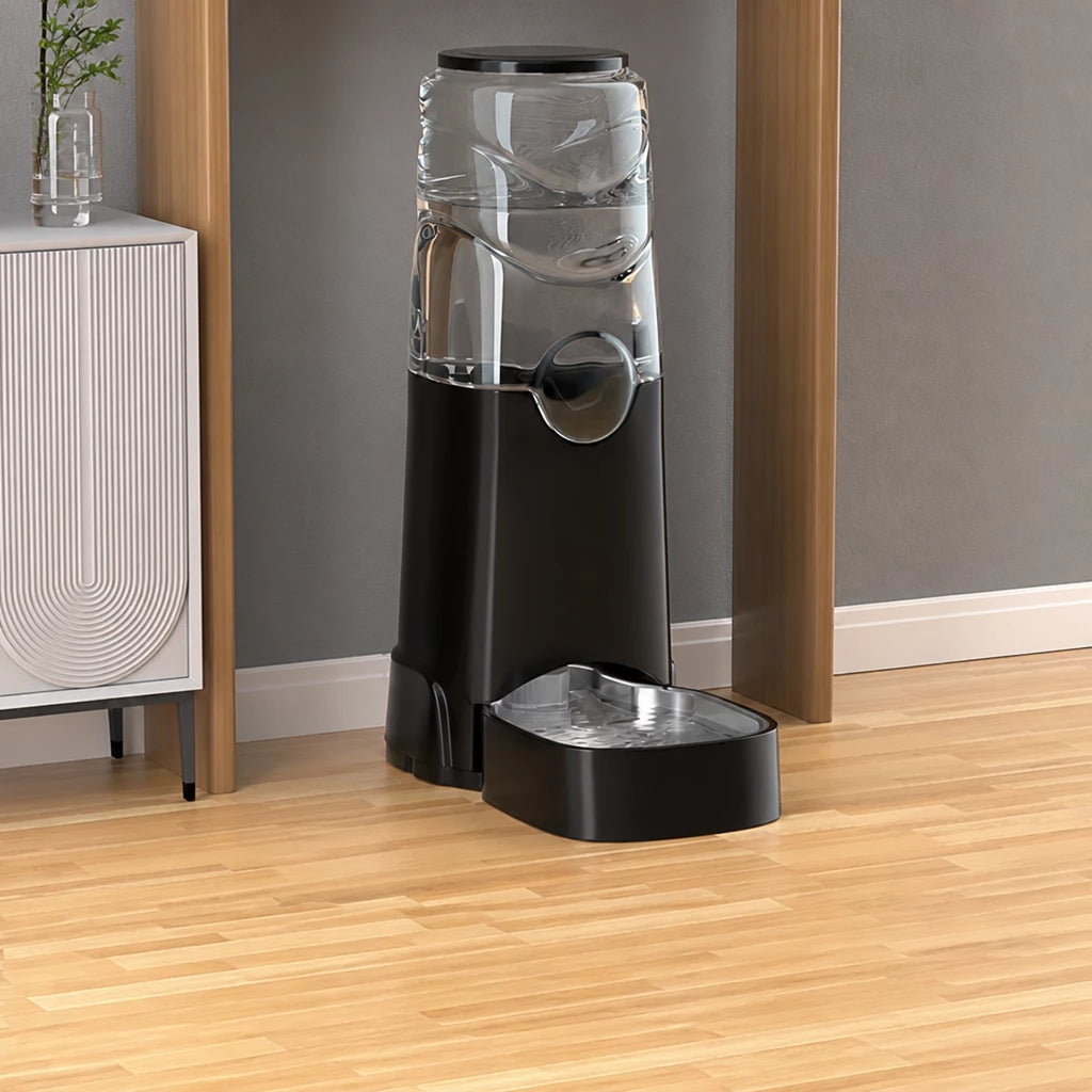 Elevated Dog & Cat Feeding Station with Water Dispenser