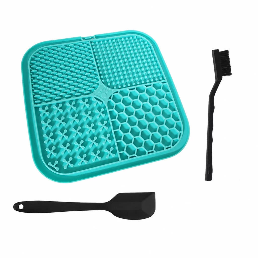 Silicone Slow Feeder Lick Mat for Dogs & Cats