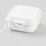 Foldable Double Pet Bowl with Snack Tray