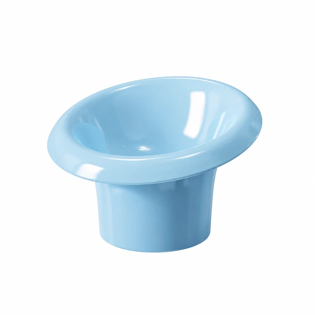 Wide-Opening Ceramic Pet Bowl for Cats and Dogs