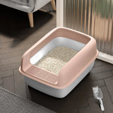 Enclosed Cat Litter Box with Scoop