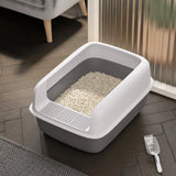 Enclosed Cat Litter Box with Scoop