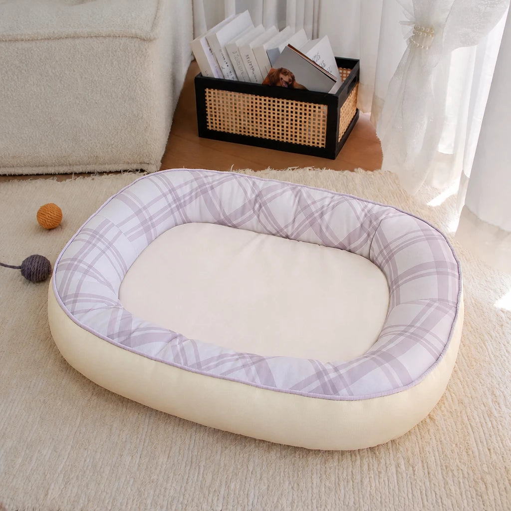All-Season Washable Pet Bed for Small Dogs & Cats