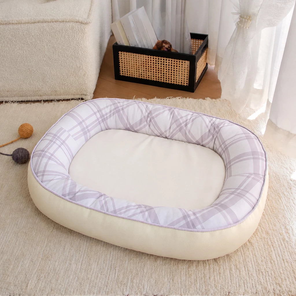 All-Season Washable Pet Bed for Small Dogs & Cats