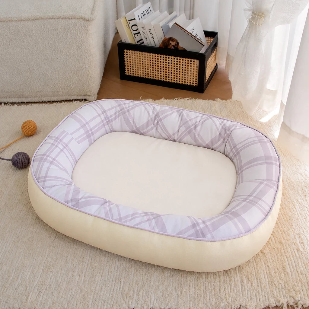 All-Season Washable Pet Bed for Small Dogs & Cats