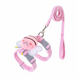 Adjustable Pet Harness and Leash Set for Cats and Small Dogs