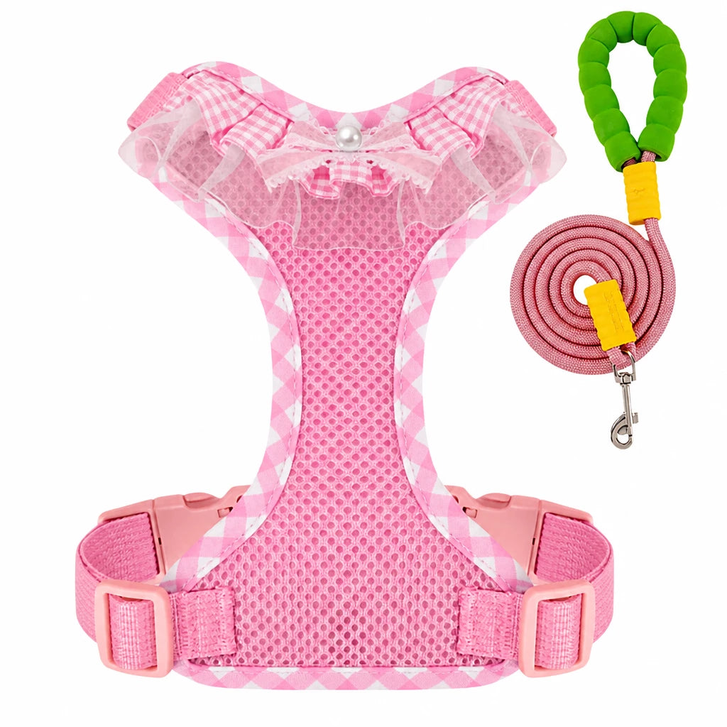 Dog Harness with 6.6-Ft Leash