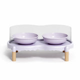 Elevated Ceramic Pet Bowl Stand for Cats and Dogs