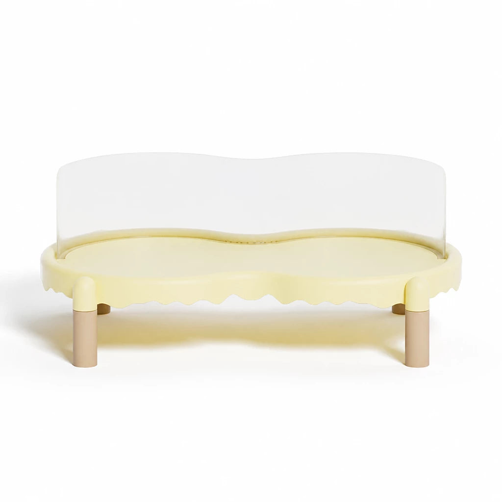 Elevated Ceramic Pet Bowl Stand for Cats and Dogs